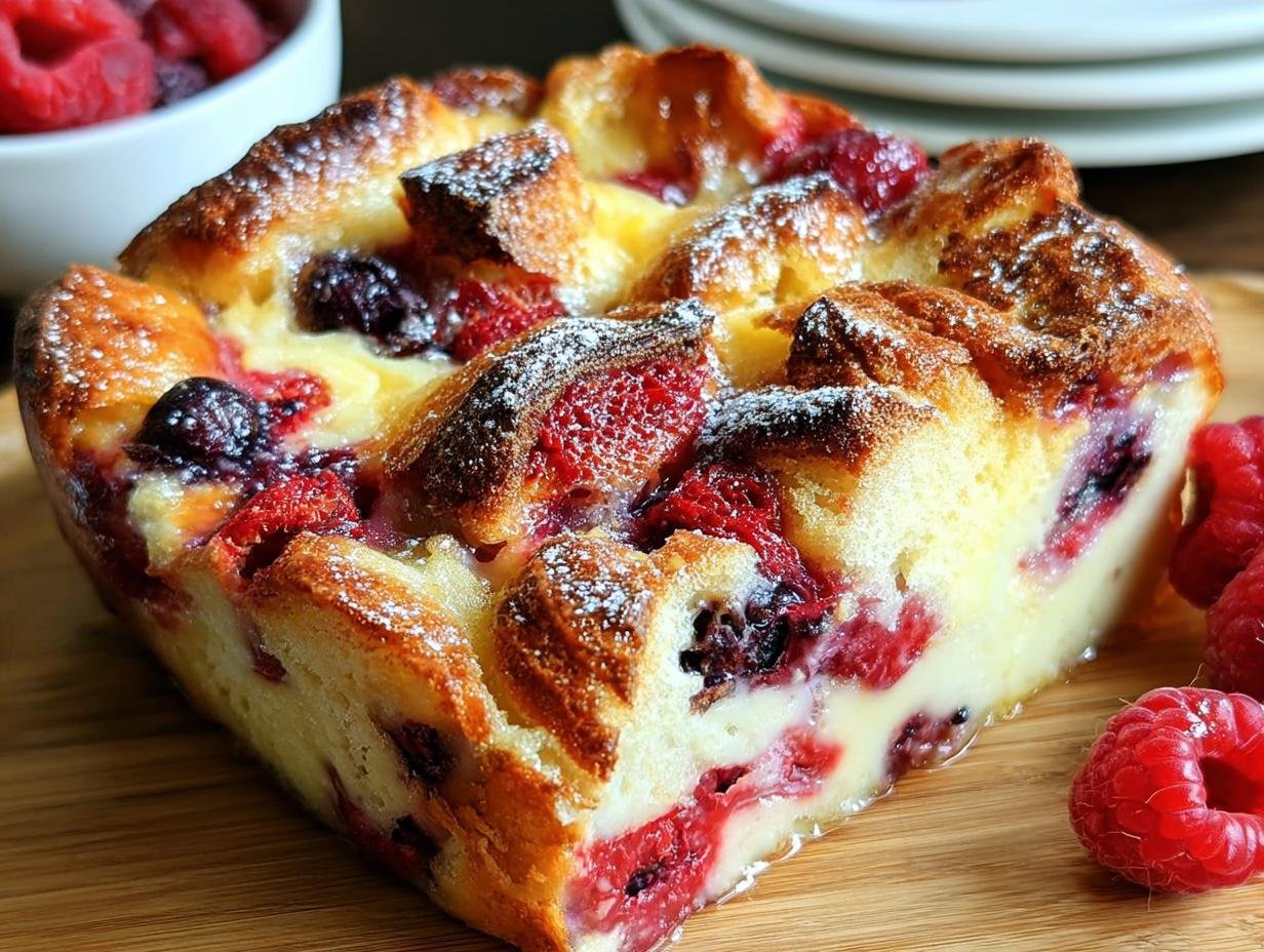 Berry Croissant Bake: 450 Calorie Treat