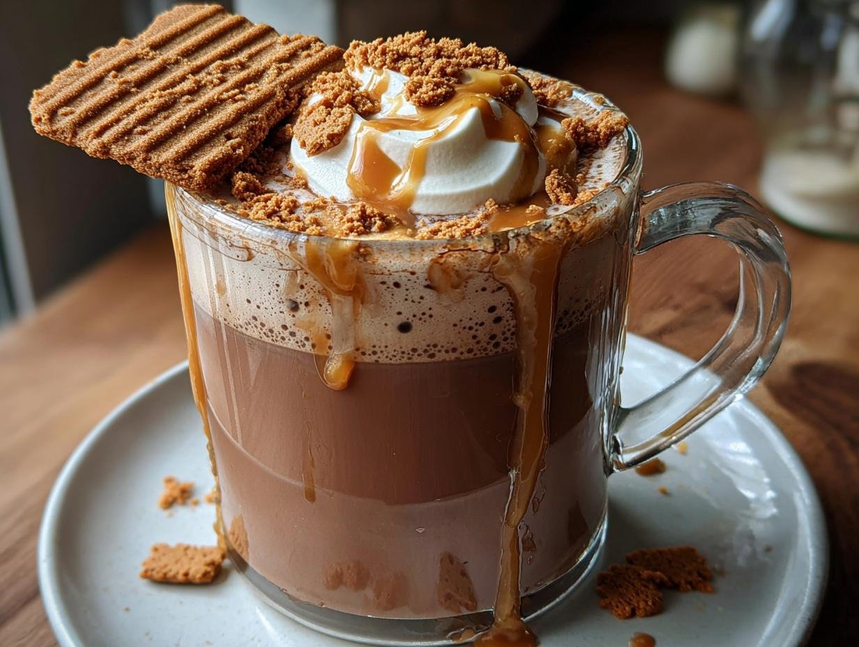Biscoff Hot Chocolate: 5 Min Cozy Bliss - Biscoff Hot Chocolate - additional detail