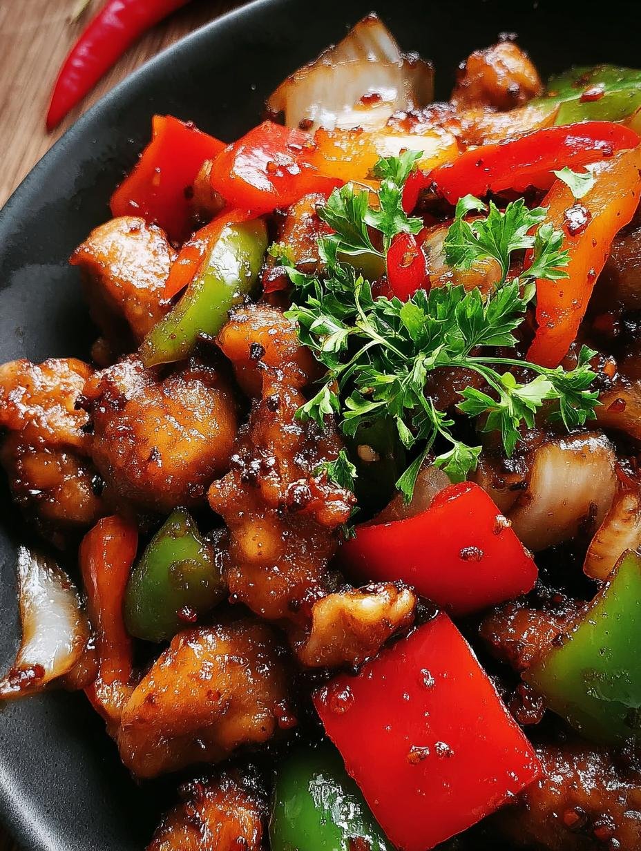 Black Pepper Chicken: 1 Amazing Weeknight Dish - Black Pepper Chicken - additional detail
