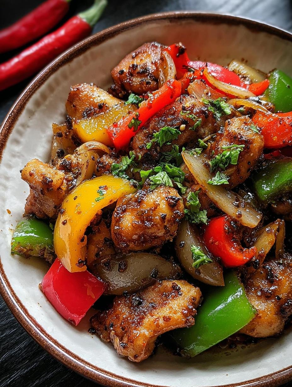 Black Pepper Chicken