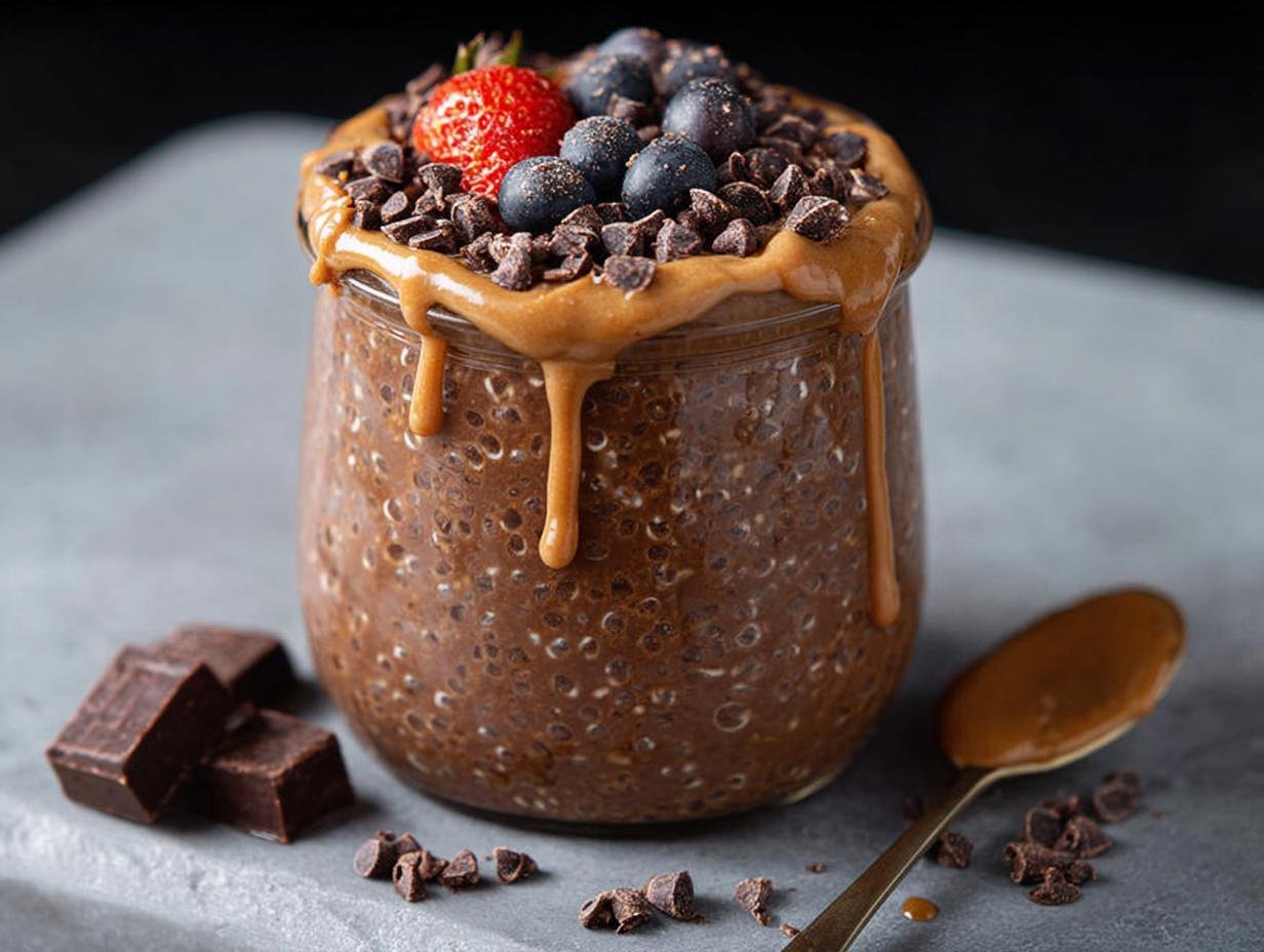 Brownie Batter Overnight Oats: 1 Dreamy Breakfast
