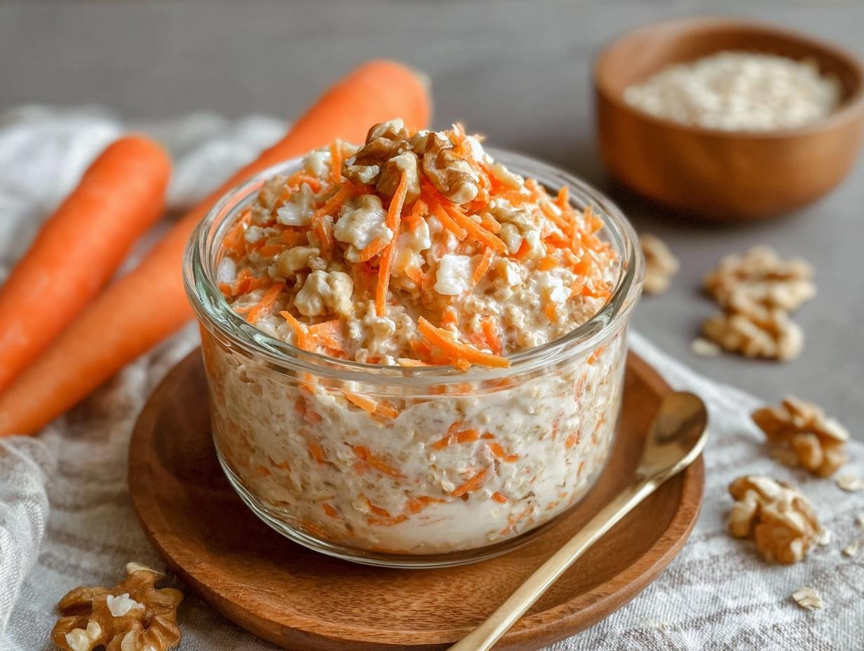 Carrot Cake Overnight Oats: 1 Delicious Breakfast 3 Carrot Cake Overnight Oats: 1 Delicious Breakfast - Carrot Cake Overnight Oats - additional detail