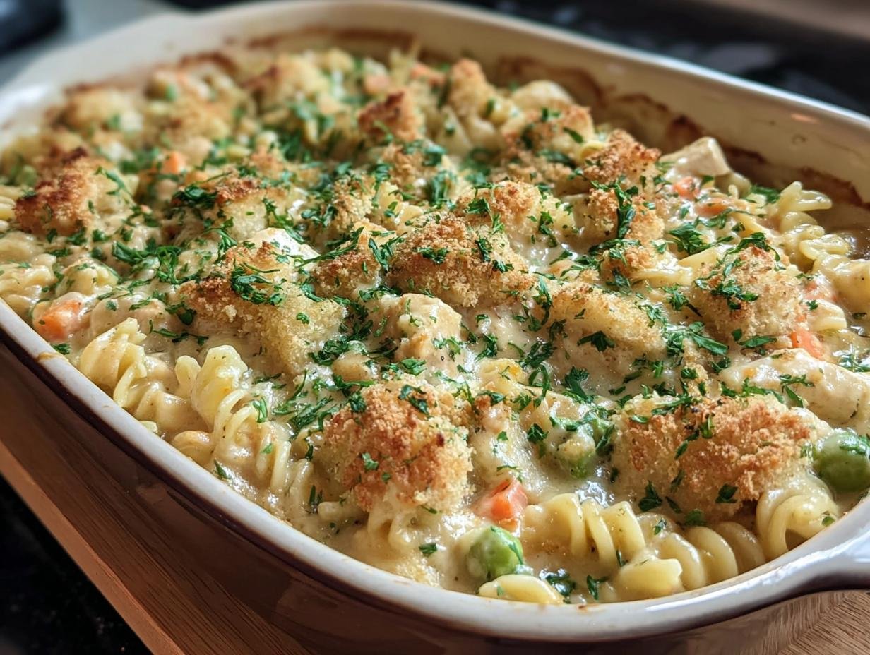 Chicken Pot Pie Pasta