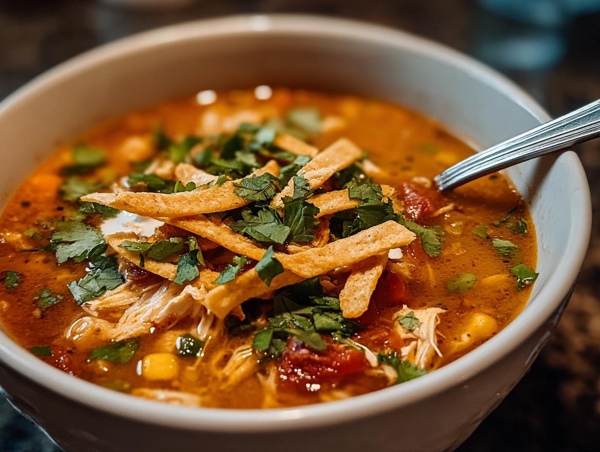Chicken Tortilla Soup Warms hearts with 1 easy recipe 2 Chicken Tortilla Soup Warms hearts with 1 easy recipe - Chicken Tortilla Soup Warms - main visual representation