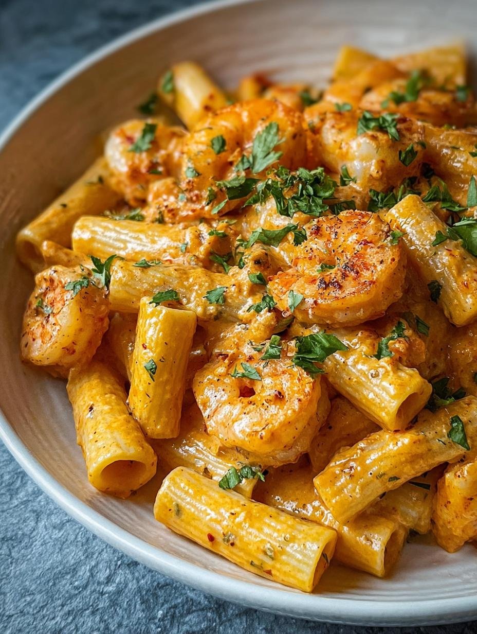 Creamy Cajun Shrimp Pasta