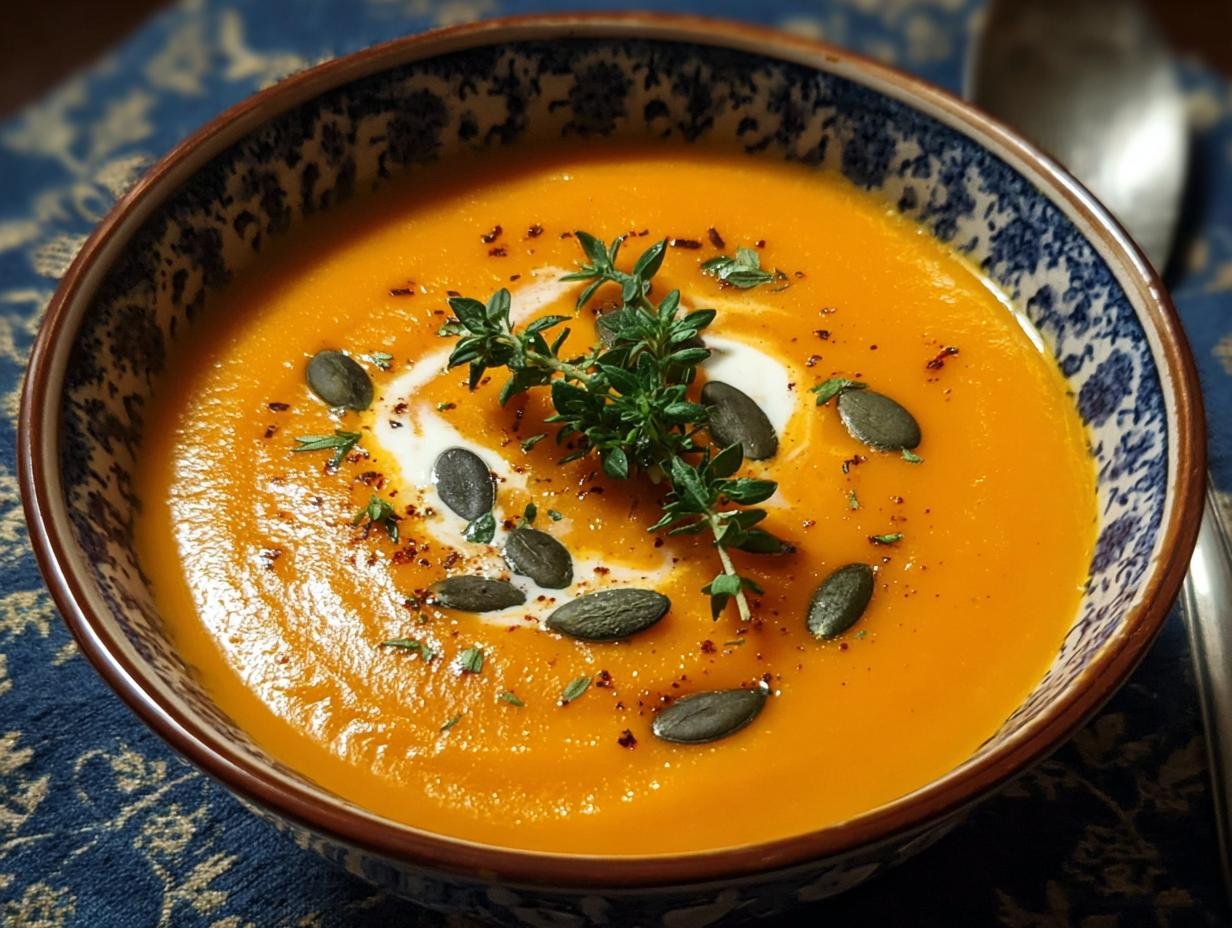 Creamy Carrot Sweet Potato Soup: 1 Pot Bliss