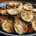 Crispy Zucchini Chips Parmesan