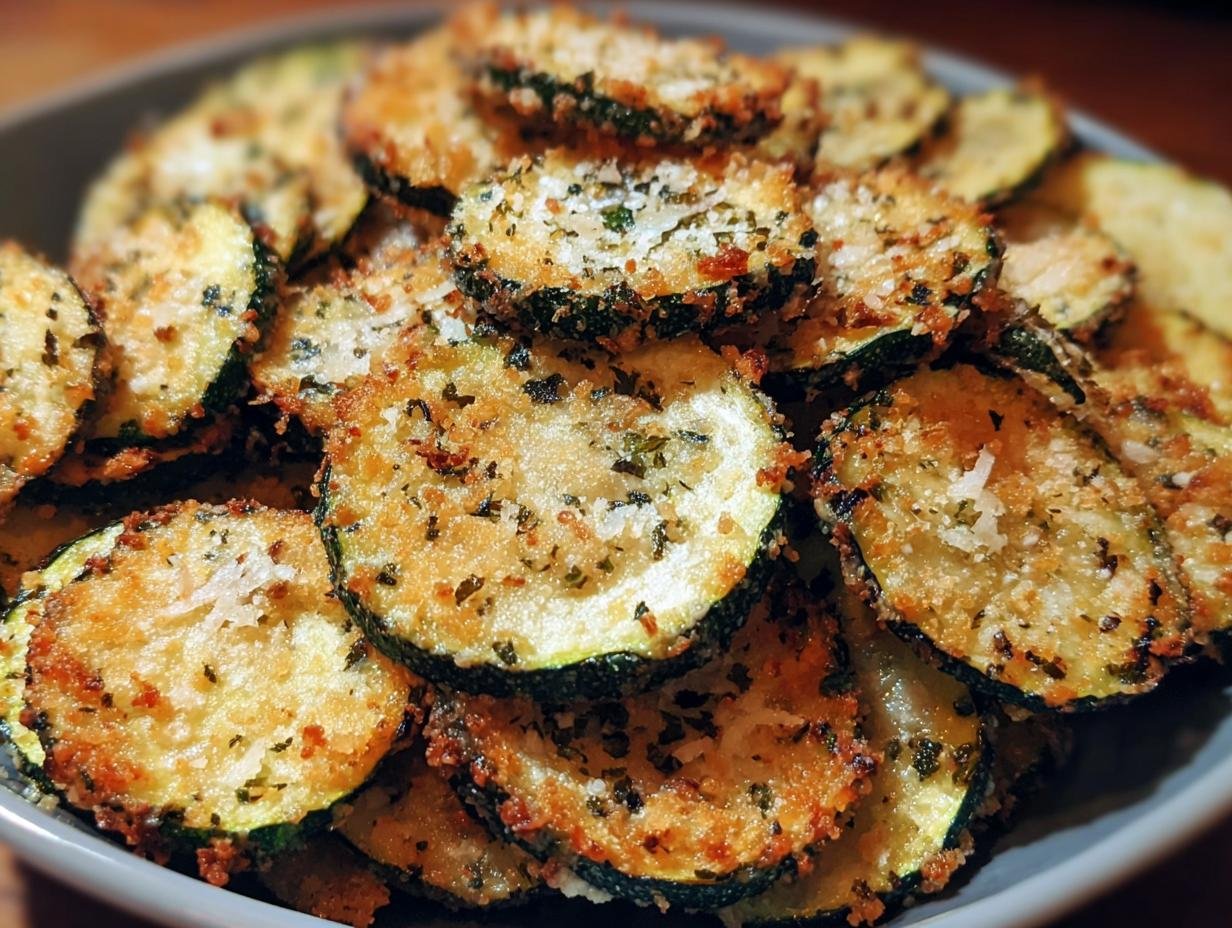 Crispy Zucchini Chips Parmesan: 10 Min Prep Joy - Crispy Zucchini Chips Parmesan - additional detail
