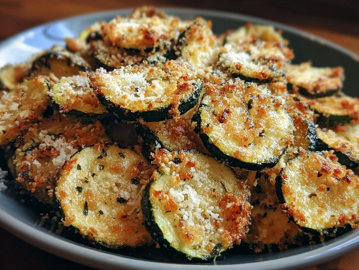 Crispy Zucchini Chips Parmesan: 10 Min Prep Joy