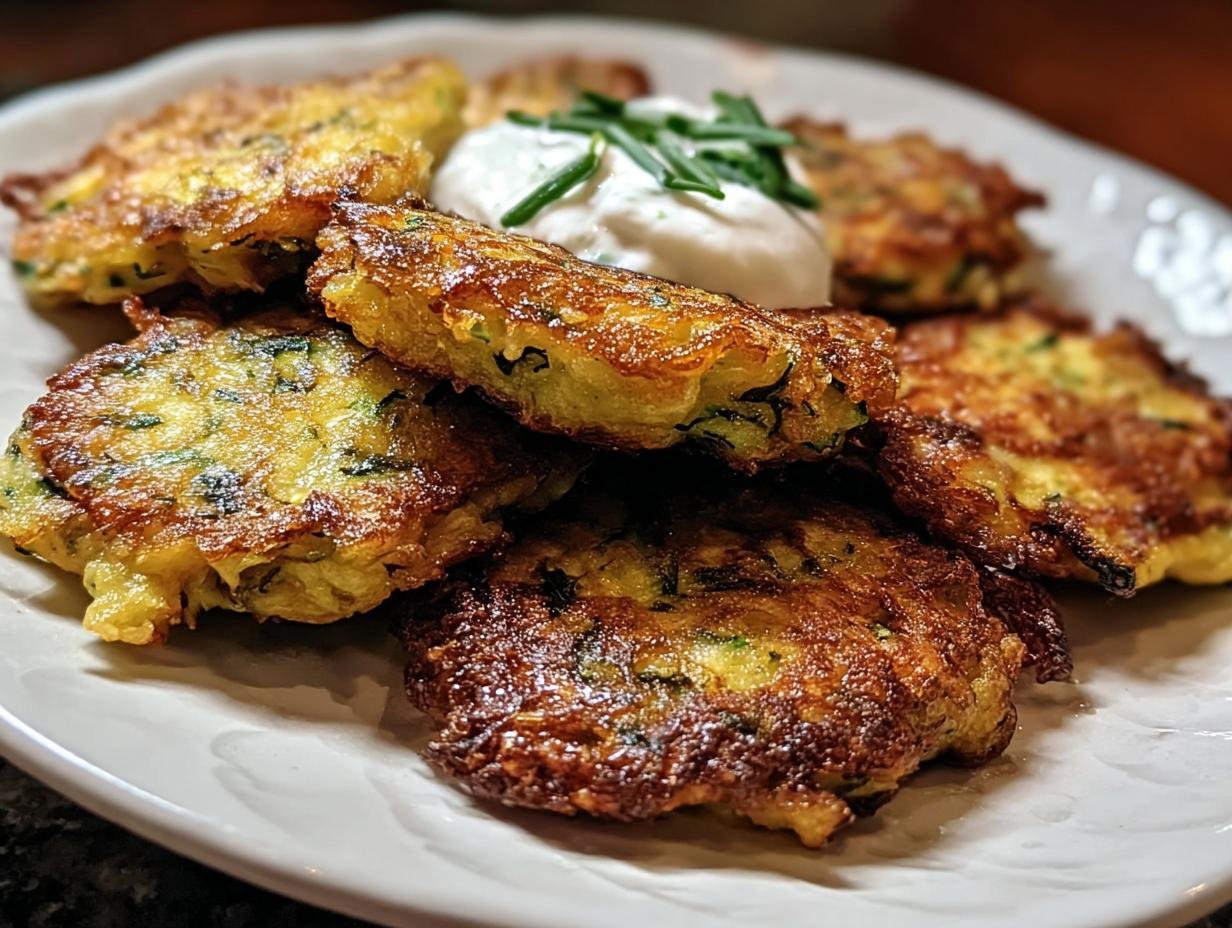 Crispy Zucchini Fritters: 2 Secrets to Amazing Flavor. - Crispy Zucchini Fritters Elevate - additional detail