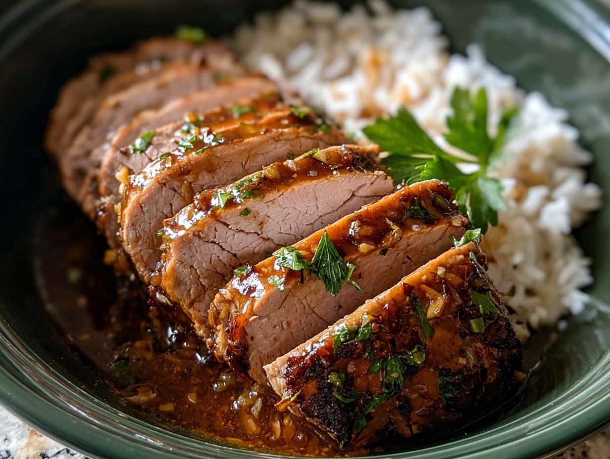 Amazing Crock Pot Apricot Pork: 10 Minute Prep - Crock Pot Apricot Pork - additional detail