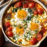 Feta Baked Eggs