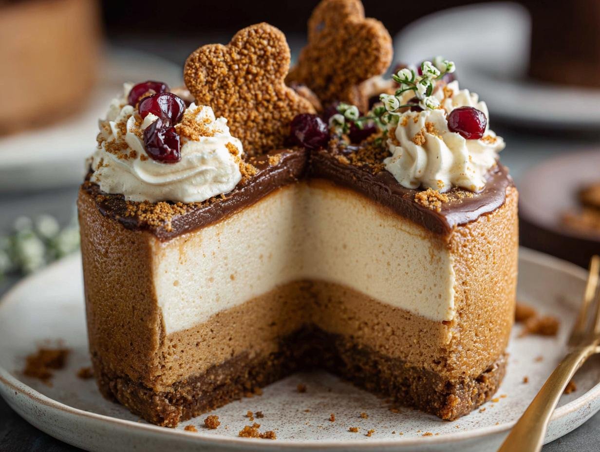 Amazing 9 Gingerbread Cheesecake Secrets - Gingerbread Cheesecake - additional detail