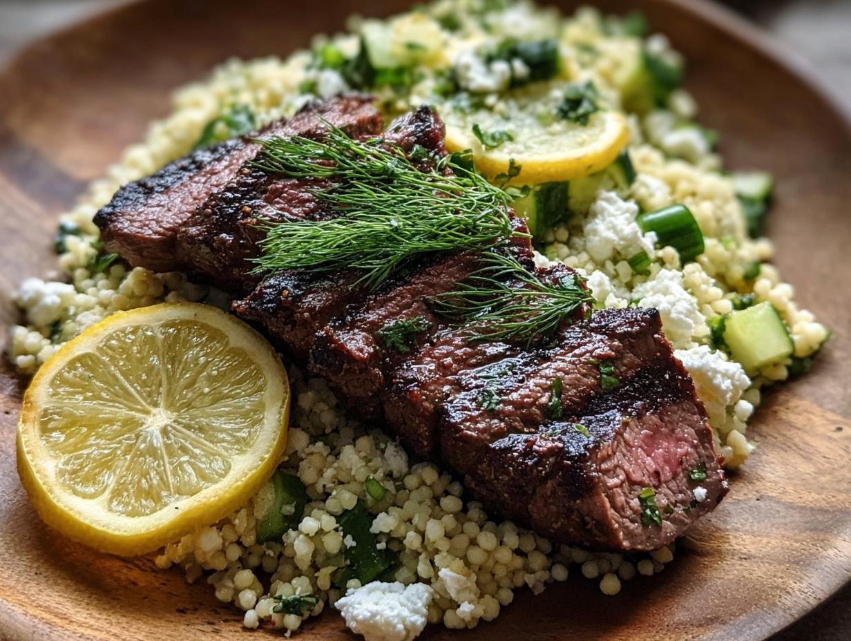Grilled Skirt Steak Lemon: Amazing Flavor, 15 Min Prep 1 Grilled Skirt Steak Lemon