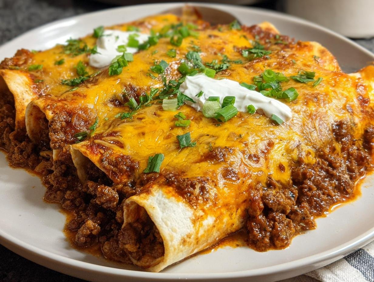 Ground Beef Enchiladas: Easy Weeknight Comfort - Ground Beef Enchiladas - additional detail
