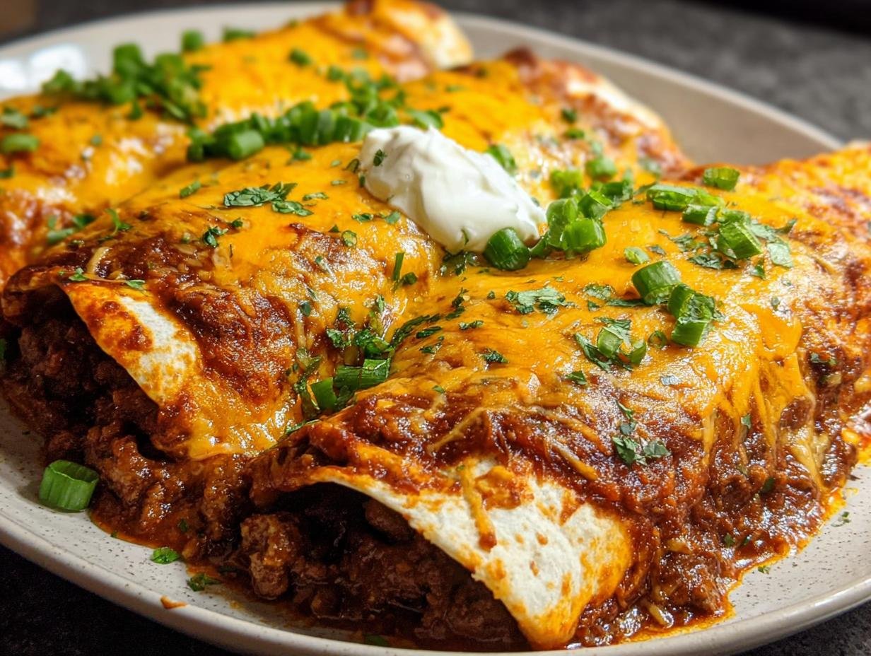Ground Beef Enchiladas