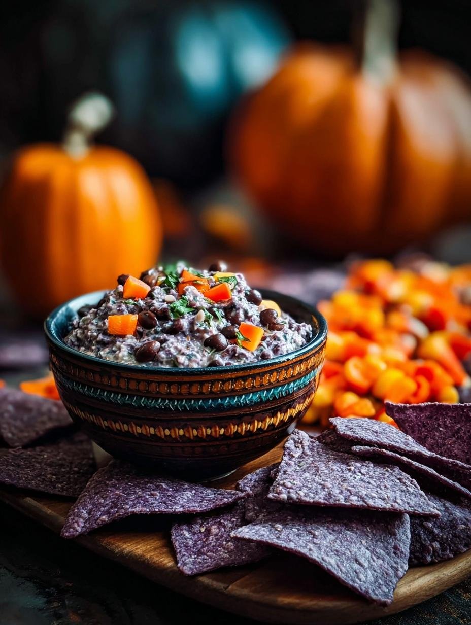 Halloween Bean Dip: Terrific 20-Minute Recipe - Halloween Bean Dip - additional detail