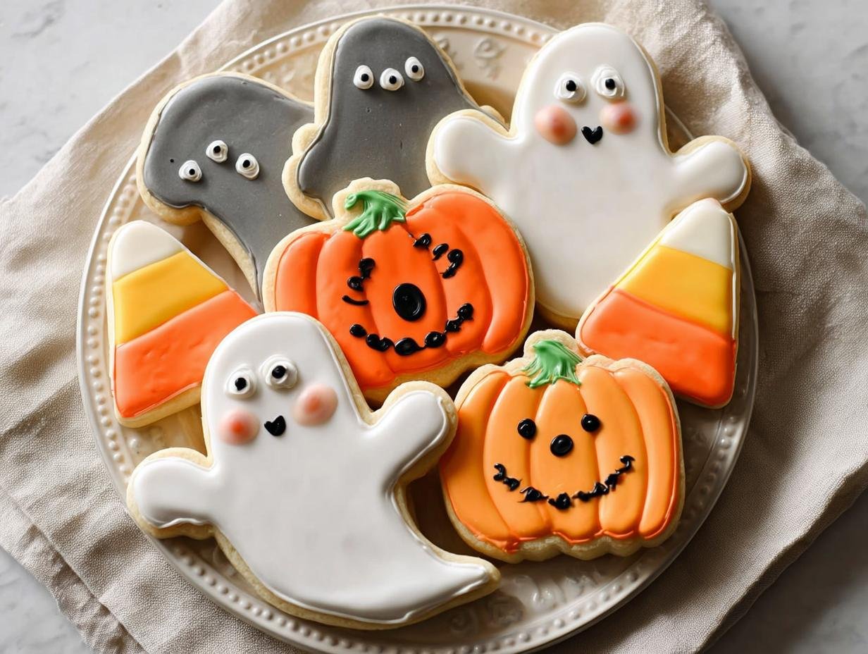 Halloween Sugar Cookies: 10 Spooky Decorating Ideas 3 Halloween Sugar Cookies: 10 Spooky Decorating Ideas - Halloween Sugar Cookies - additional detail