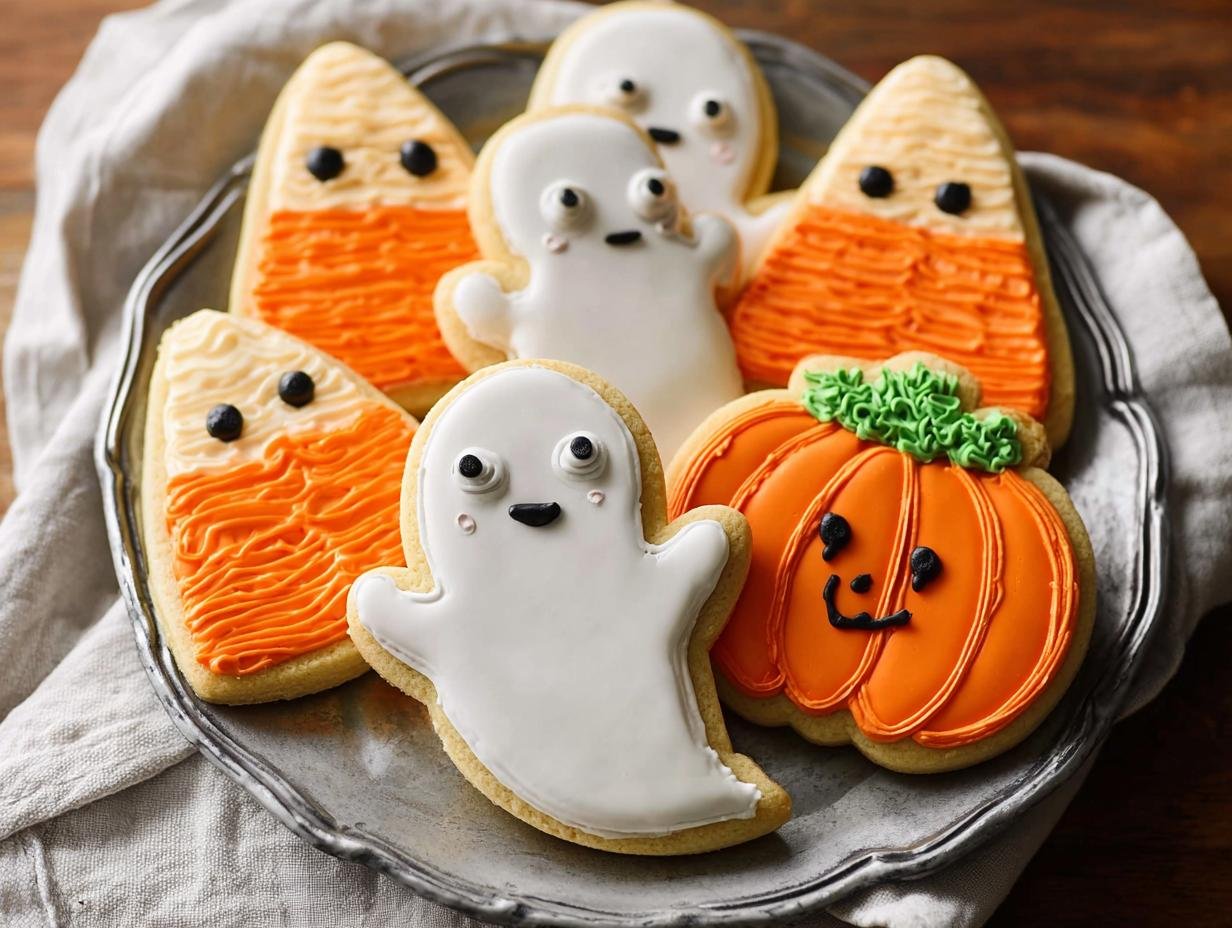 Halloween Sugar Cookies: 10 Spooky Decorating Ideas 4 Halloween Sugar Cookies: 10 Spooky Decorating Ideas - Halloween Sugar Cookies - additional detail
