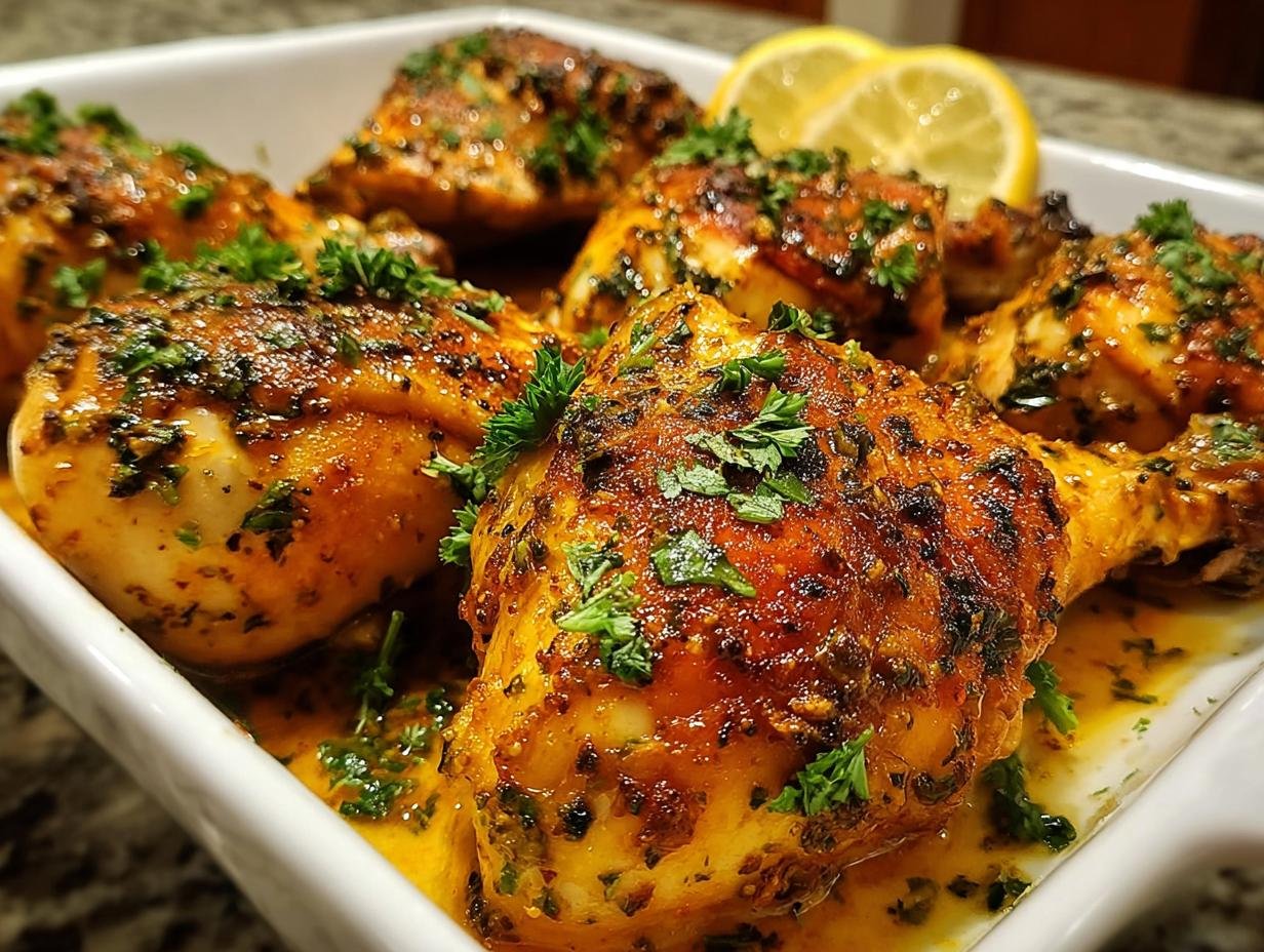 Honey Mustard Baked Chicken: 8 Juicy Pieces - Honey Mustard Baked Chicken - additional detail