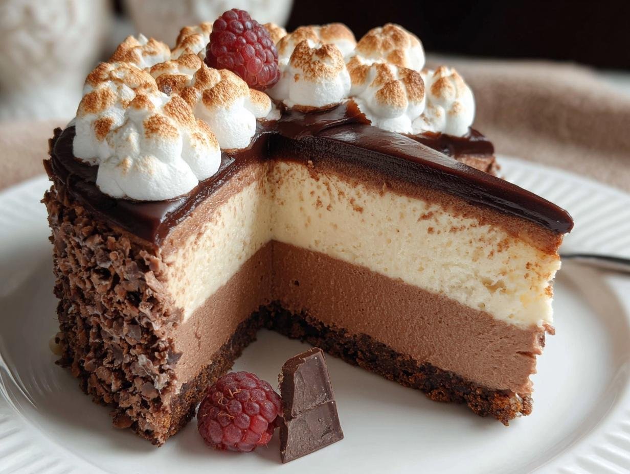 Hot Chocolate Cheesecake