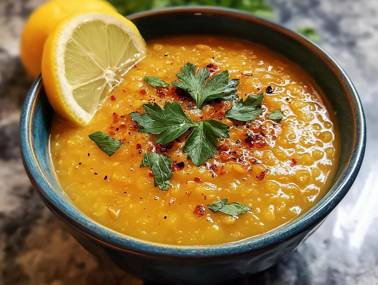 Amazing Lebanese Lemon Lentil Soup 1 Pot - Lebanese Lemon Lentil Soup - additional detail