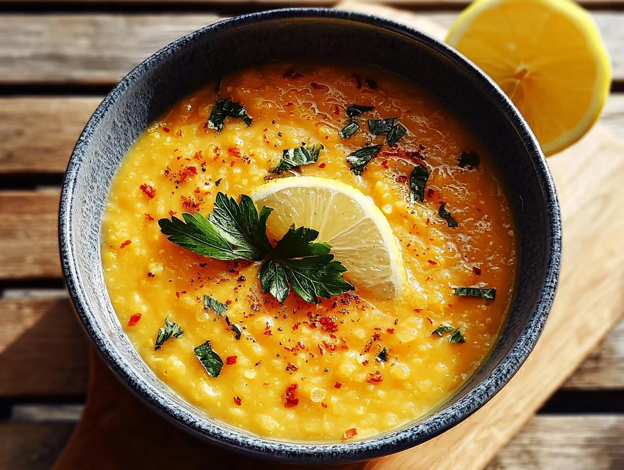 Amazing Lebanese Lemon Lentil Soup 1 Pot - Lebanese Lemon Lentil Soup - additional detail