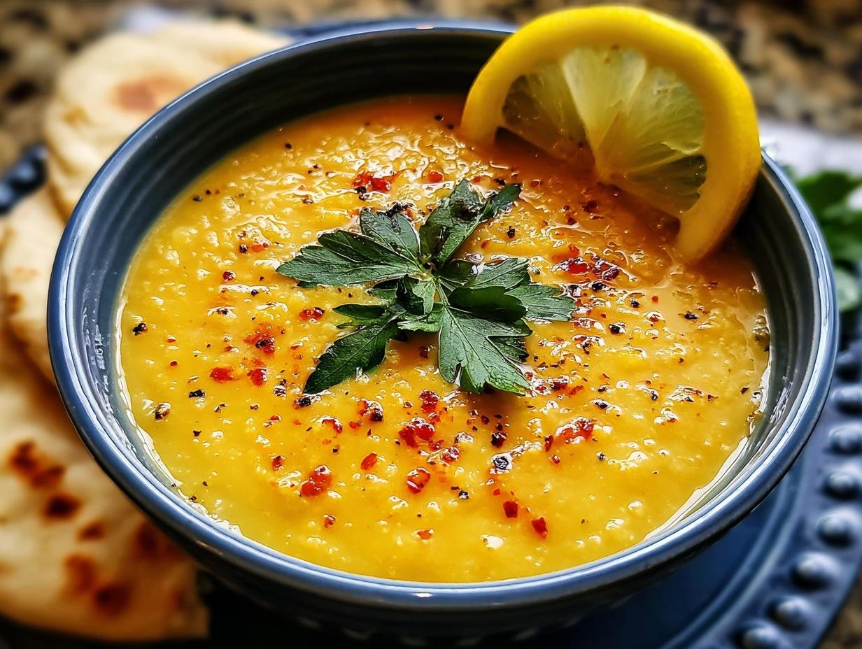 Lebanese Lemon Lentil Soup