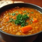 Lentil Carrot Soup Warms