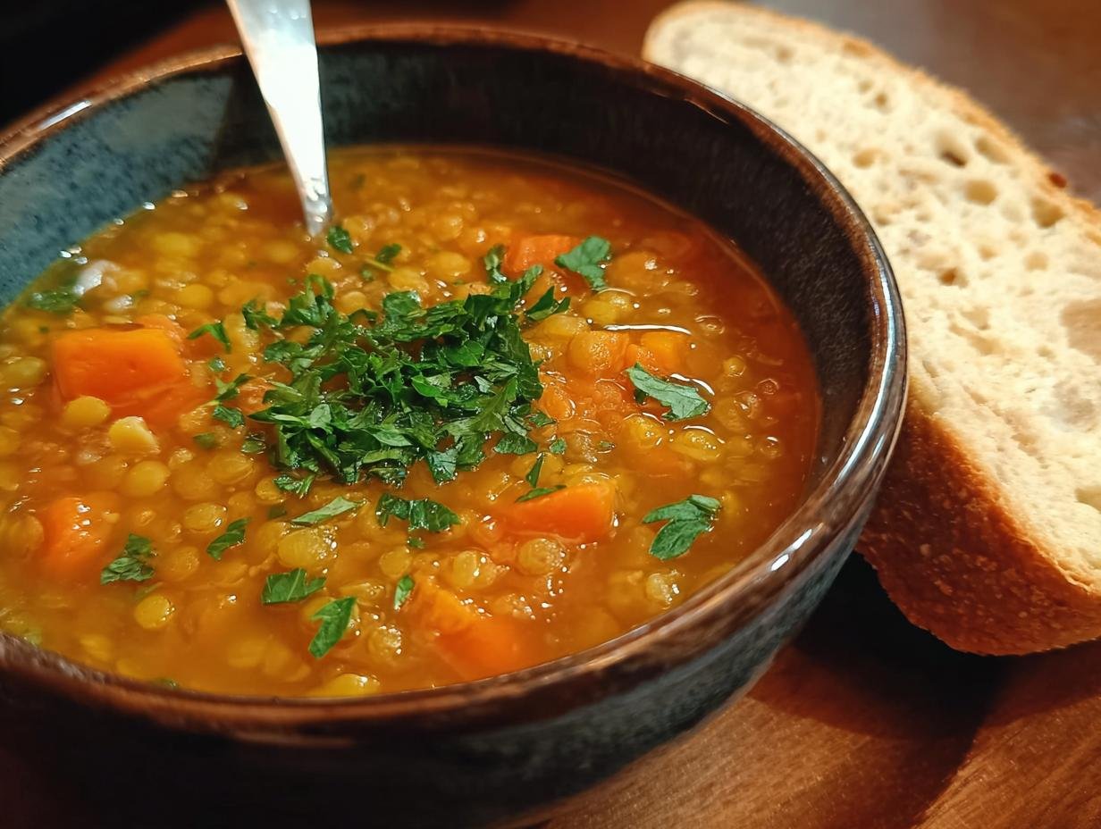 Warming Lentil Carrot Soup: 25 Minutes of Bliss - Lentil Carrot Soup Warms - additional detail