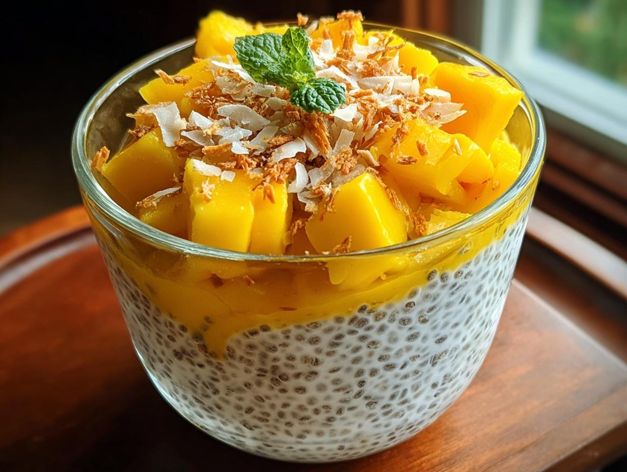 Amazing Mango Coconut Chia Pudding You'll Love - Mango Coconut Chia Pudding - additional detail