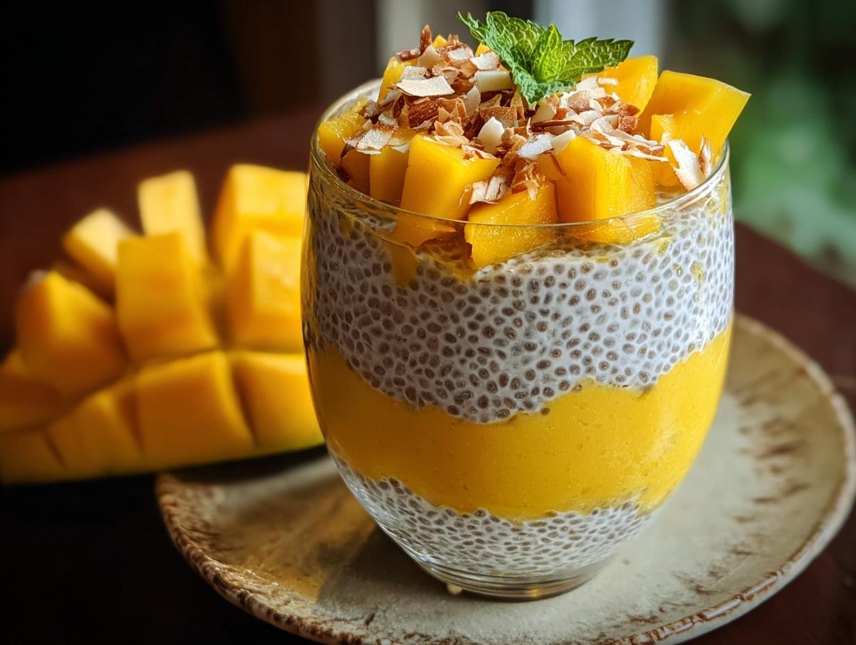 Amazing Mango Coconut Chia Pudding You'll Love - Mango Coconut Chia Pudding - additional detail