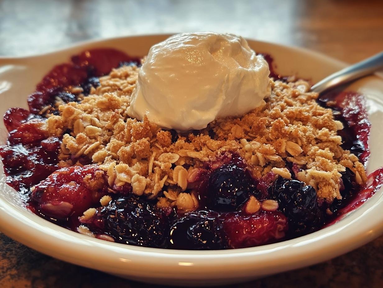 Mixed Berry Crisp For Dessert: Easy & Amazing