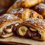 Nutella Banana Stuffed Crescent