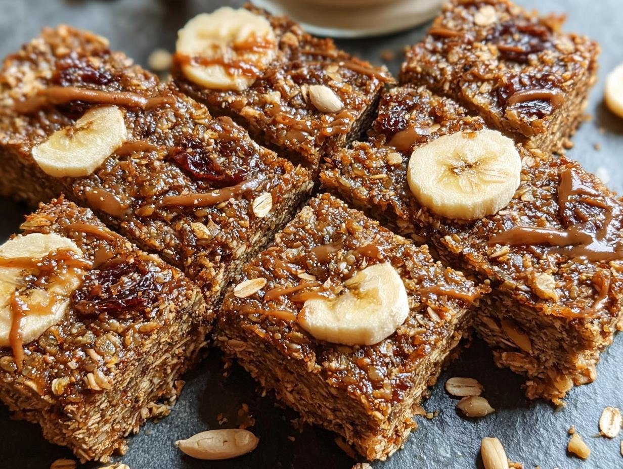 Delicious Oatmeal Banana Bars Recipe - Oatmeal Banana Bars - main visual representation