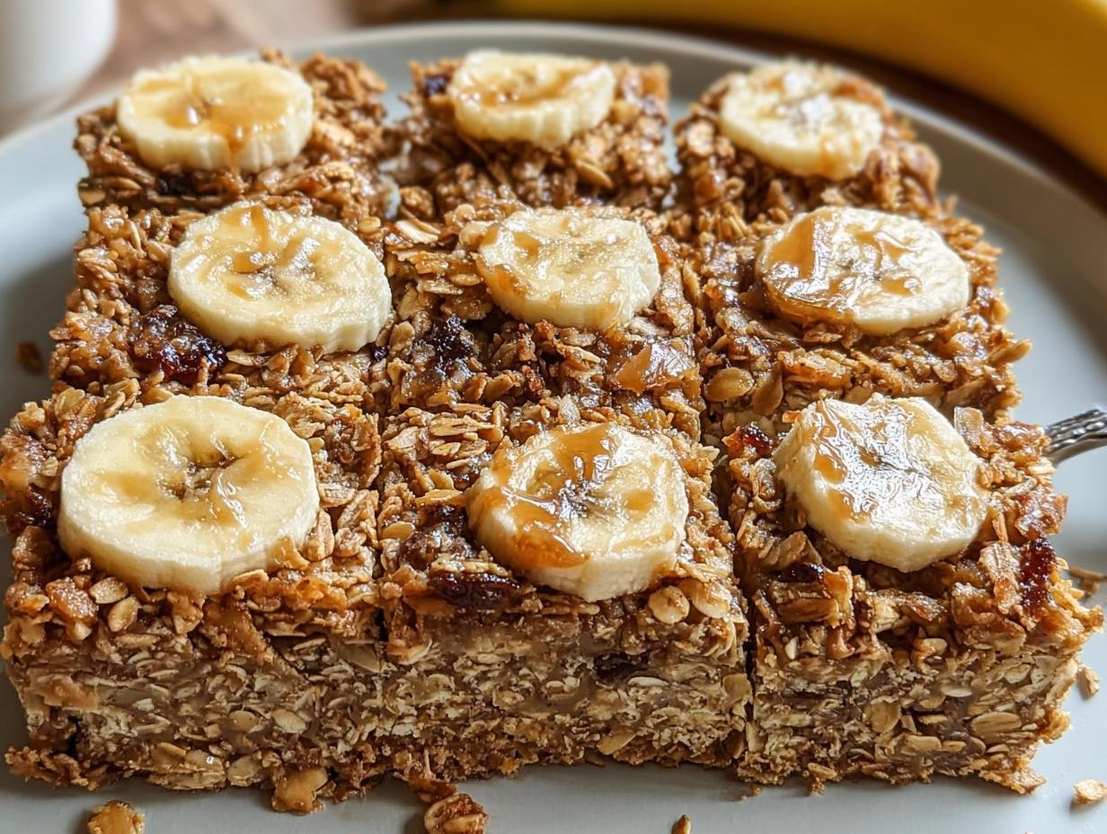 Delicious Oatmeal Banana Bars Recipe - Oatmeal Banana Bars - additional detail