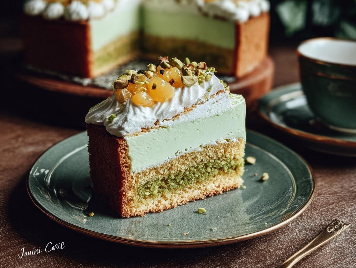 Irresistible Pistachio Pineapple Cake Bliss - Pistachio Pineapple Cake - additional detail