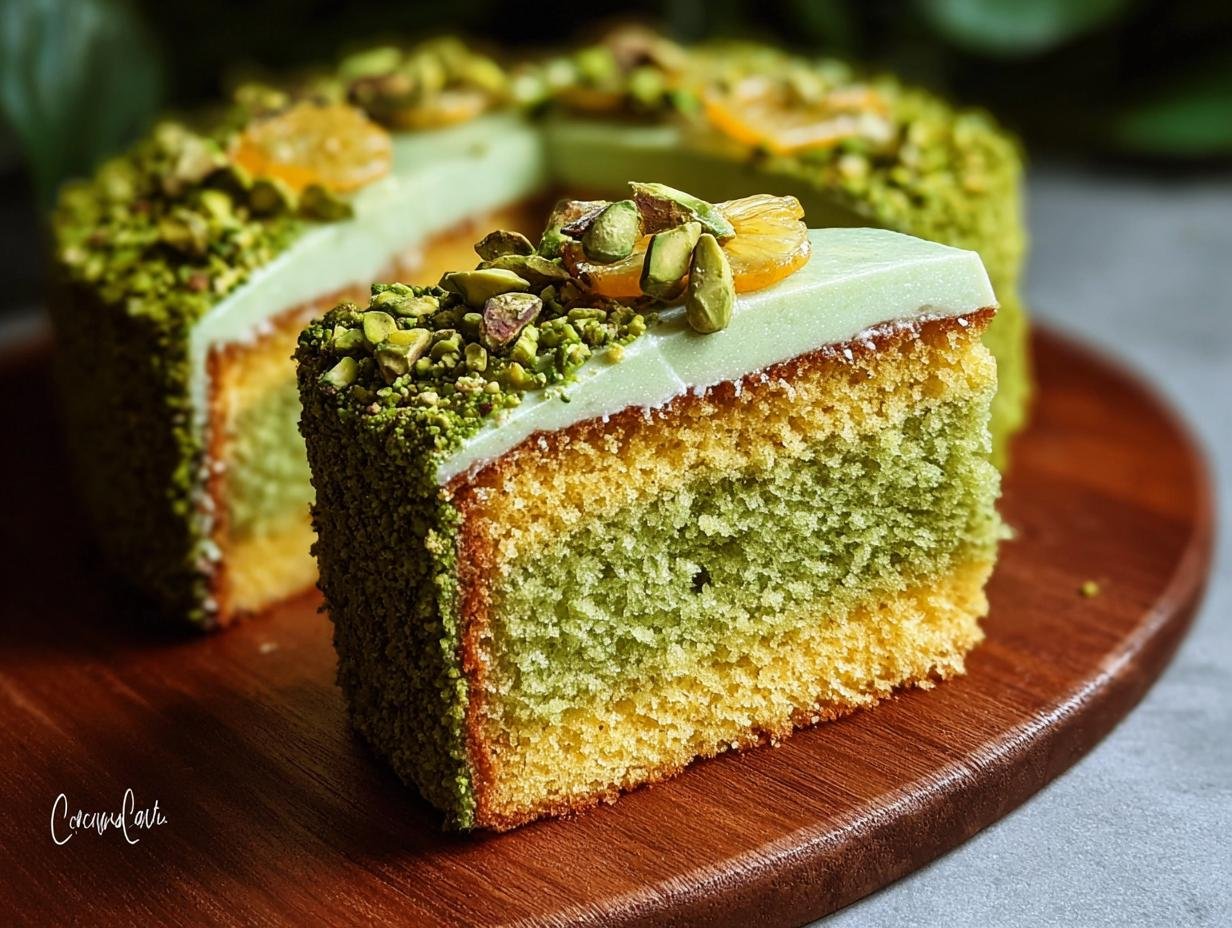Irresistible Pistachio Pineapple Cake Bliss