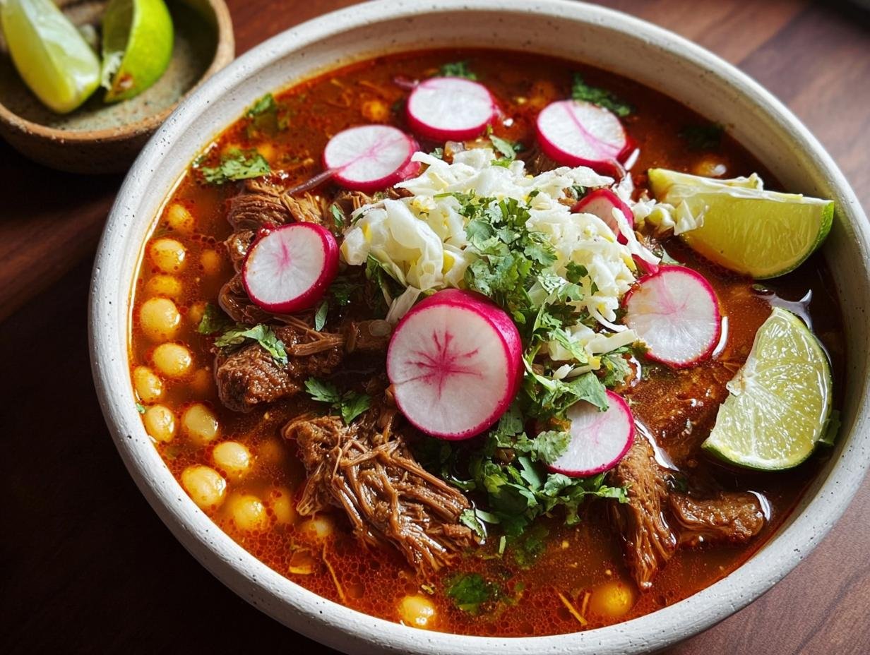 Pozole: Easy Comfort Food with 3 lbs Pork - Pozole - additional detail