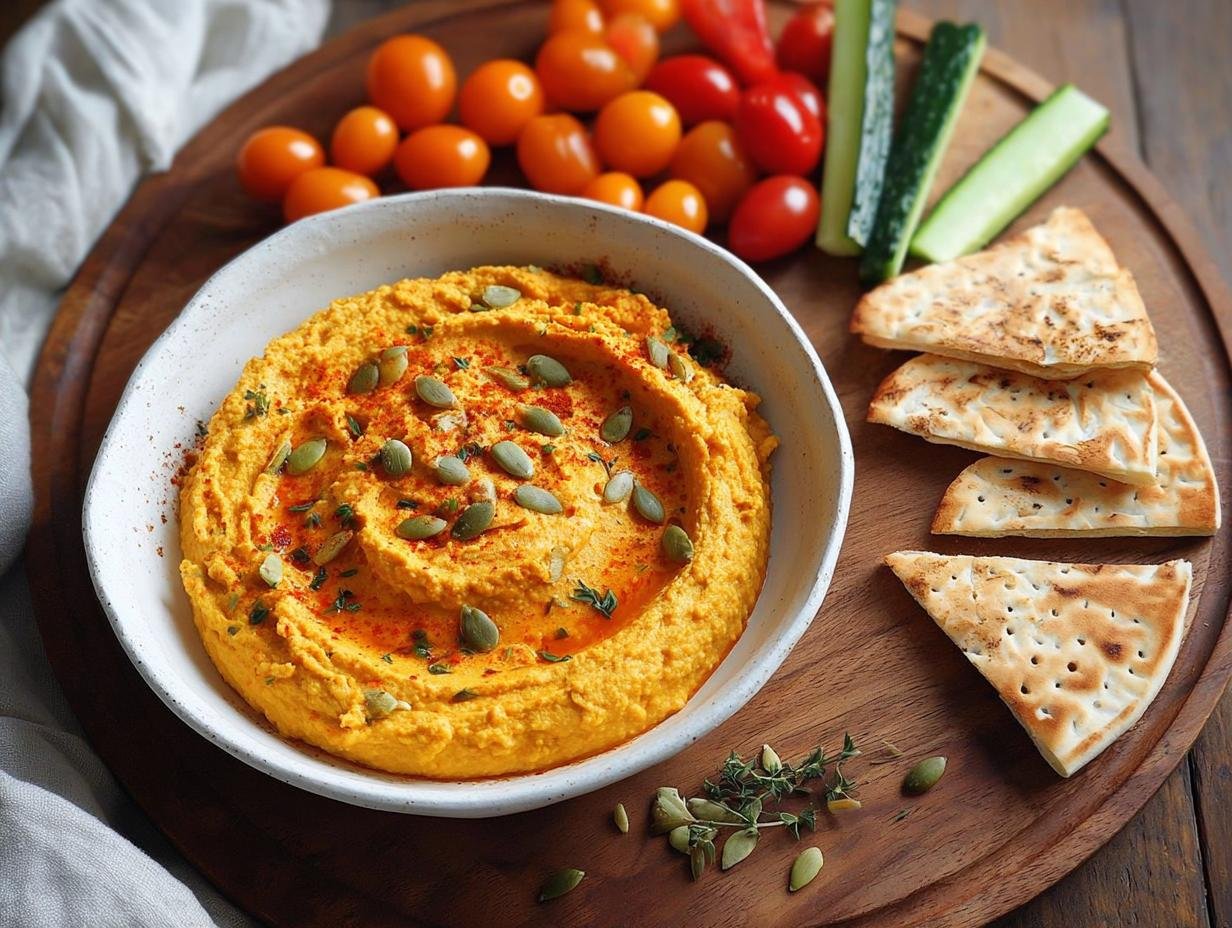 Amazing Pumpkin Hummus Recipe: 1 Jar Wonder - Pumpkin Hummus - additional detail