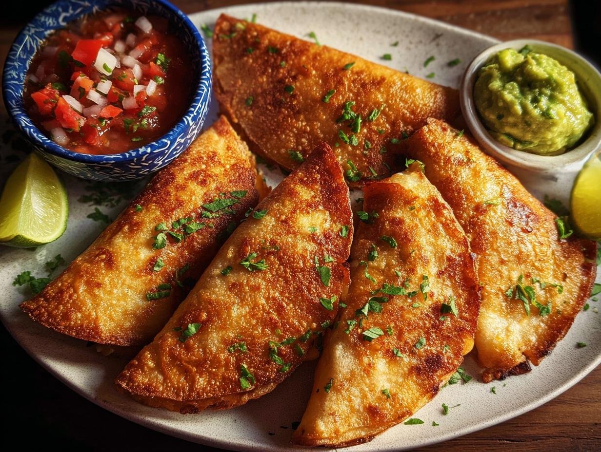 Quesadillas Fritas Mexicanas: Crispy Bliss - Quesadillas Fritas Mexicanas - additional detail