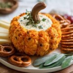 Savory Pumpkin Shaped Cheese