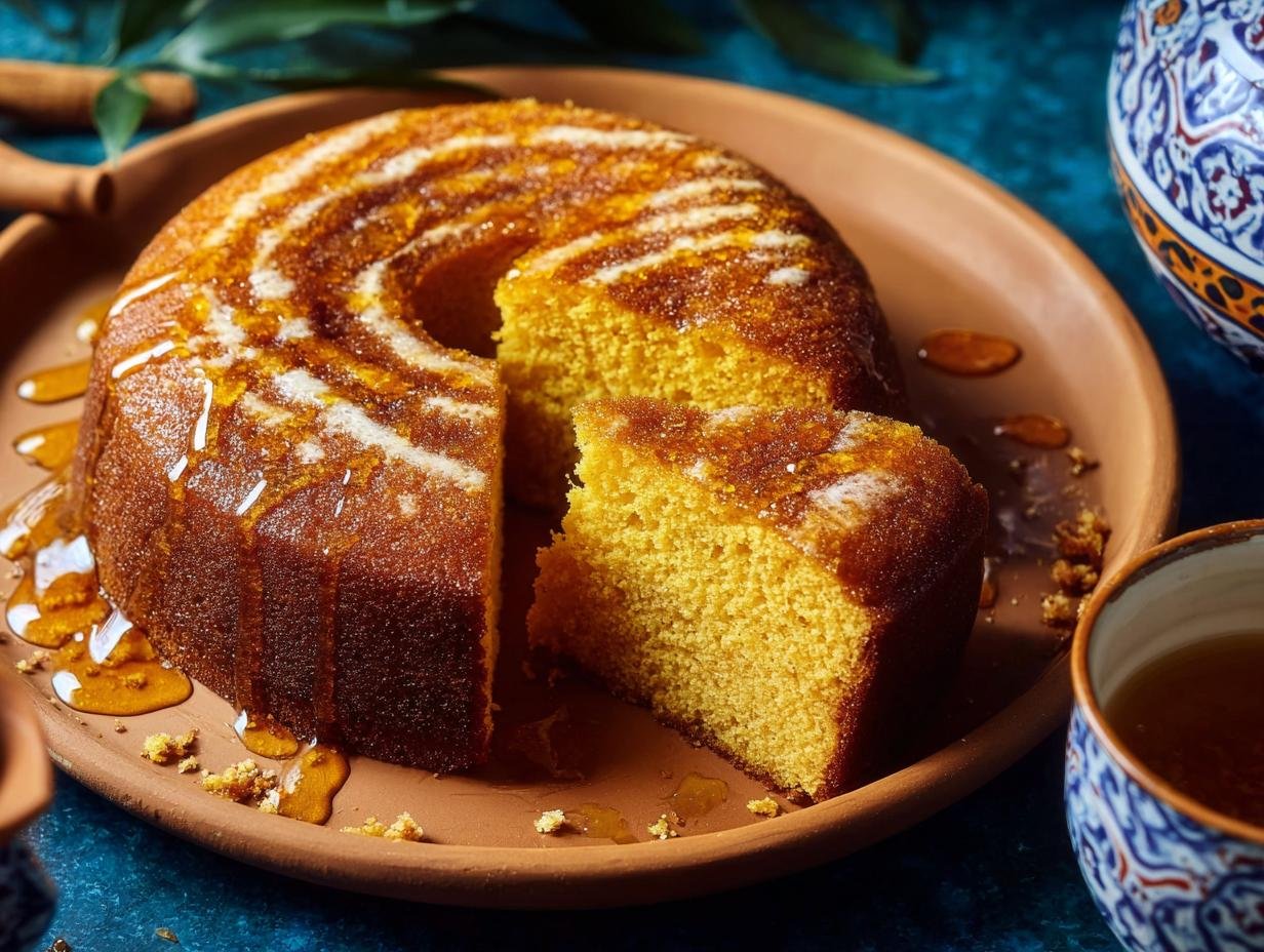 Semolina Cake: 1 Pan Magic Recipe - Semolina Cake - additional detail