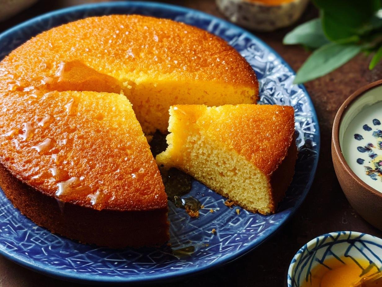 Semolina Cake: 1 Pan Magic Recipe - Semolina Cake - additional detail