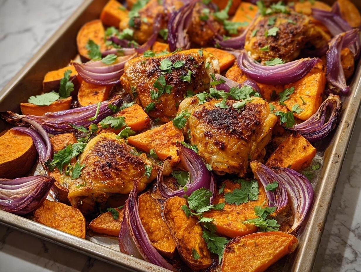 Sheet Pan Harissa Chicken: Amazing 30 Min Meal - Sheet Pan Harissa Chicken - additional detail