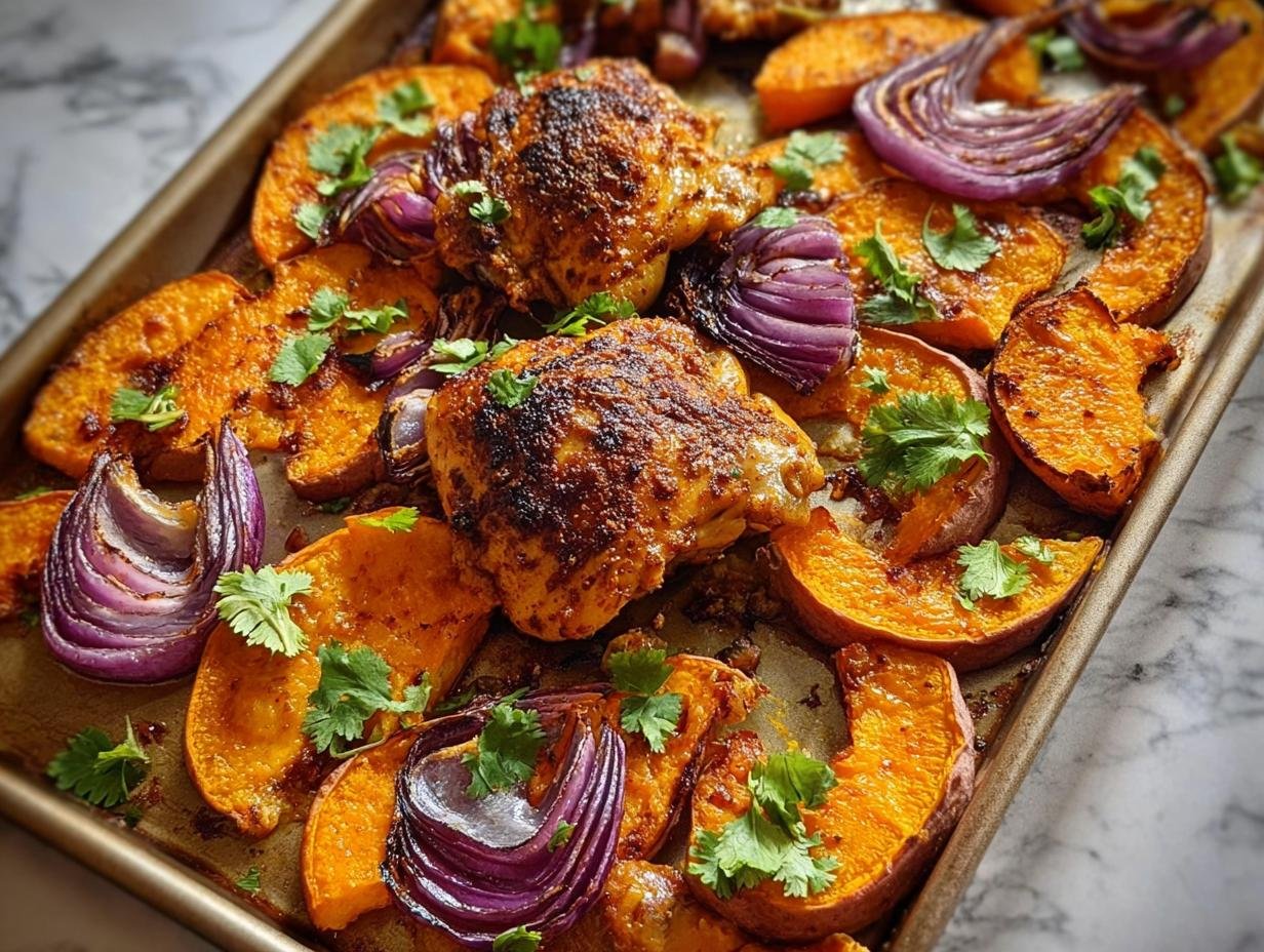 Sheet Pan Harissa Chicken: Amazing 30 Min Meal