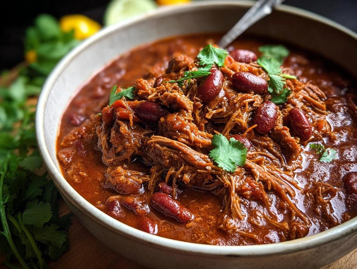 Shredded Beef Chili Con: 1 Amazing Dish