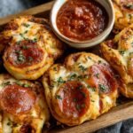 Spicy Pepperoni Pizza Rolls