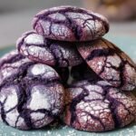 Ube Crinkle Cookies