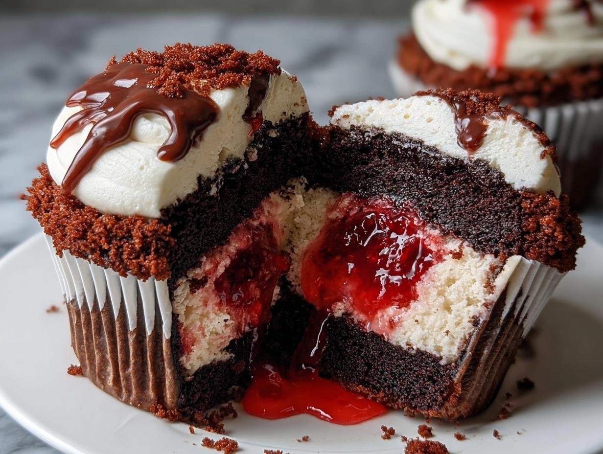 Scrumptious Vampire Cupcakes: 1 Bloody Bite - Vampire Cupcakes - main visual representation